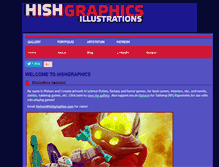 Tablet Screenshot of hishgraphics.com